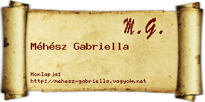 Méhész Gabriella névjegykártya